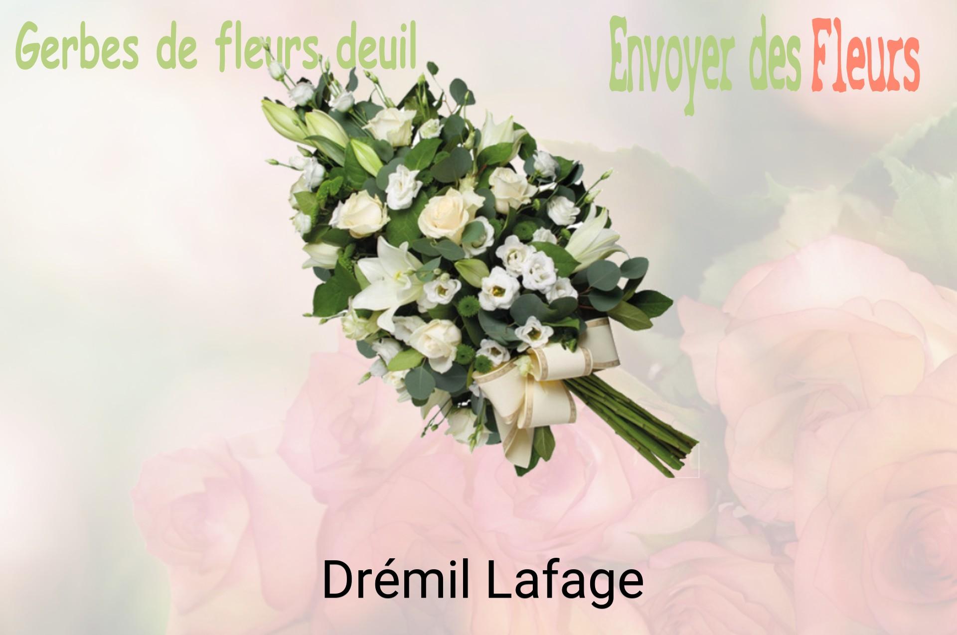 Gerbe de fleurs de deuil livrée à Drémil-Lafage